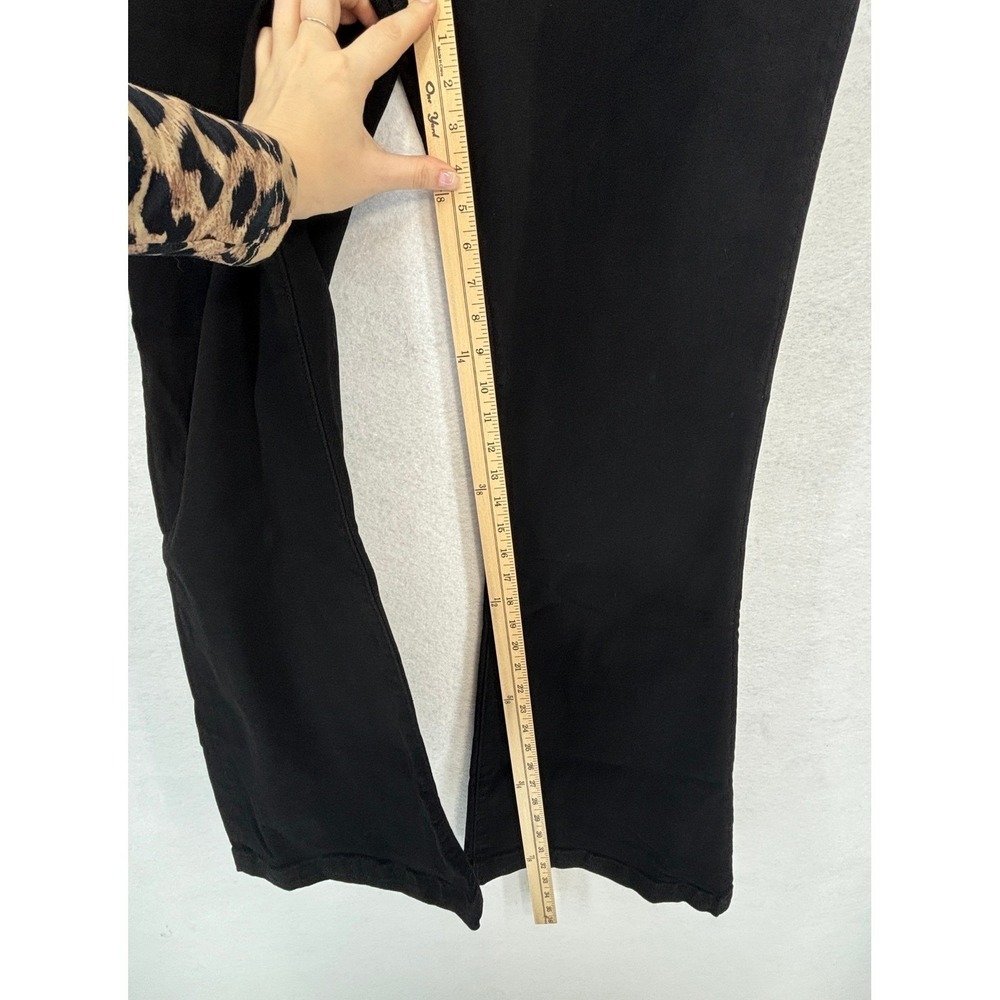 Abercrombie & Fitch The Flare Ultra High Rise Black Jeans Women's 32 / 14 R - Picture 10 of 13
